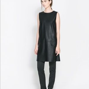 Zara Faux Leather Dress